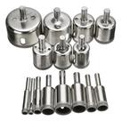 Jogo 18 Serra Copo Broca Diamantada 6A50mm Vidro Ceramica