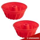 Jogo 2 Assadeiras 23,5cm Antiaderente Sortida Silicone