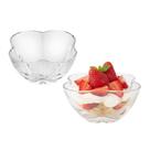 Jogo 2 Bowl de Cristal Doces Sobremesas Transparente Clover Lyor 5x9cm