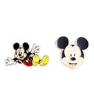 Jogo 2 broches mickey - disney