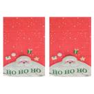 Jogo 2 Caminhos de Mesa de Natal 150x35cm Gobelim Papai Noel HO HO HO