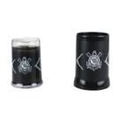 Jogo 2 canecas gel isolante térmico 300ml 400ml - corinthians