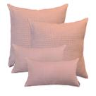 Jogo 2 Capas de Almofada 50x50 e 2 Capa 30x50cm Suede Luxo Premium Ziper Invisivel Rose Jogo 2 Capas de Almofada 50x50 e 2 Capa 30x50cm Suede Luxo Premium Ziper Invisivel Rose