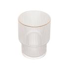 Jogo 2 copo baixos 220ml de cristal de chumbo com borda dourada Lines Wolff - 28962