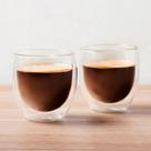 Jogo 2 Copo de Vidro Térmico Parede Dupla Blend Maxwell Williams 250ml em Borossilicato