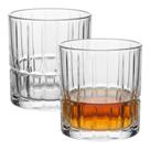 Jogo 2 Copo de Whisky Vidro Baixo Rocks Cristalle Drink Uisque Negroni Lapidado Haüskraft 310ml