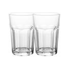 Jogo 2 Copos De Vidro Alto Vidro Para Drink Bebidas Allure Transparente 425ml Wolff