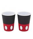 Jogo 2 Copos Plástico Mickey 400ml Disney