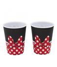 Jogo 2 Copos Plástico Minnie 400ml Disney - Minas de Presentes