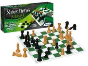 Jogo 2 em 1 Xadrez e Damas Marter - Xalingo Jogo 2 em 1 Xadrez e Damas Marter - Xalingo