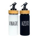 Jogo 2 Galheteiro Doha Azeite Vinagre Com Bico Dosador 220ml
