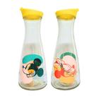 Jogo 2 Garrafas Vidro Style Mickey e Minnie Disney 1 Litro - Tuut Jogo 2 Garrafas Vidro Style Mickey e Minnie Disney 1 Litro - Tuut