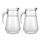 Jogo 2 Jarra De Vidro Jarra Bar Suco Agua Refri Nadir 1,5 L