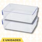 Jogo 2 Organizador de Gavetas Modular 3 Porta Talheres Facas