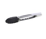 Jogo 2 Pegadores Salada Inox Silicone Preto 18 cm Mimo Style