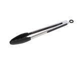 Jogo 2 Pegadores Salada Inox Silicone Preto 35 cm Mimo Style