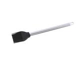 Jogo 2 Pincéis Silicone Cabo Inox Preto 25,5 cm Mimo Style