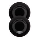 Jogo 2 Prato Fundo de Massas Vidro Opalino Preto Friends Time 28cm Luminarc Lyor