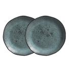 Jogo 2 Prato Raso De Cerâmica Orgânico Azul Petroleum Porto Brasil Stoneware 26,5cm Jogo 2 Prato Raso De Cerâmica Orgânico Azul Petroleum Porto Brasil Stoneware 26,5cm