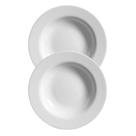 Jogo 2 Pratos Raso Plissan Relevo Branco 33cm Cerâmica Alleanza Jogo 2 Pratos Raso Plissan Relevo Branco 33cm Cerâmica Alleanza