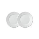 Jogo 2 Pratos Rasos Pomerode Brancos 25,6 cm Porcelana Schmidt
