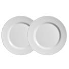 Jogo 2 Pratos Sobremesa Plissan Relevo Branco Cerâmica Alleanza 20cm Jogo 2 Pratos Sobremesa Plissan Relevo Branco Cerâmica Alleanza 20cm