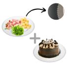 Jogo 2 Sousplats De Cristal P Doces Bolos Pearl Wolff 2670