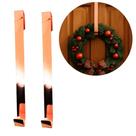 Jogo 2 Suportes Para Guirlanda Metal Rosê Metalizado 37cm Encaixe Porta - Magizi Jogo 2 Suportes Para Guirlanda Metal Rosê Metalizado 37cm Encaixe Porta - Magizi