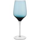 Jogo 2 Taças Ballet Taças Vidro Azul Vinho Agua 460ml 24x9cm