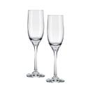 Jogo 2 Taças Champagne Cristal Imperatriz 190ml - Nadir