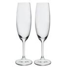 Jogo 2 Taças De Champagne Bohemia Cristal Titanium 220ml