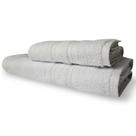 Jogo 2 Toalhas Itália Soft 1 Banho 1 Rosto Grossa 100% Algodão 430g/m² Branca