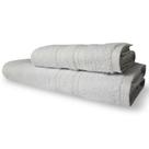 Jogo 2 Toalhas Itália Soft 1 Banho 1 Rosto Grossa 100% Algodão 430g/m² Branca