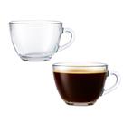 Jogo 2 Xícara de Café de Vidro 90ml Básica Brasilia Em Casa Tem
