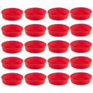 Jogo 20 Assadeiras 24cm Antiaderente Sortida Silicone Torta
