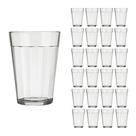 Jogo 24 Copo Americano Clássico 190ml Vidro Café Chopp Nadir