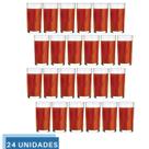 Jogo 24 copo Brisa 300ml Vidro Suco Agua Transparente Nadir Jogo 24 copo Brisa 300ml Vidro Suco Agua Transparente Nadir
