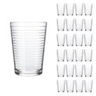 Jogo 24 Copos Chiques 265ml Ginga Drinks Vidro Agua e Suco