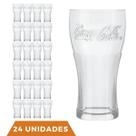 Jogo 24 Copos de Vidro 300ML Coca-Cola Transparente Nadir