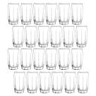 Jogo 24 Copos De Vidro transparente Lond Drink 374ML Amadeus