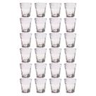 Jogo 24 Copos Shot Vidro Cachaça Vodka Tequila Dose 45mL Bar