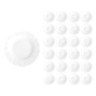 Jogo 24 Pratos Fundo 23,5cm Redondos Pétala Refeição Duralex