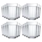 Jogo 24 Uni Copo Americano 300ml De Vidro Agua Cerveja Bar