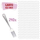 Jogo 240 Pçs Garfo Reforçada Inox Restaurante / Bar / Casa Jogo 240 Pçs Garfo Reforçada Inox Restaurante / Bar / Casa