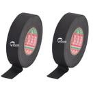 Jogo 2un Fita Isolante Tecido Pano Chicote Anti Chama 19mm X 25m