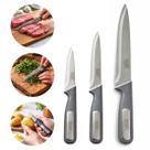 Jogo 3 Facas Multiuso Cozinha Chef Legumes Carne Fatiar Inox