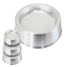 Jogo 3 Formas Ballerine 18 20 22 cm P M G Alumínio Assadeiras de Bolo Piscina Vulcão Pool Cake