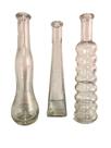 Jogo 3 Mini Garrafas Vidro Clear VD14967A Jogo 3 Mini Garrafas Vidro Clear VD14967A