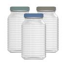 Jogo 3 Potes Grandes Para Arroz Feijão Farrinha Cereais 1,5L