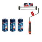 Jogo 3 Rolo Antigotas 23cm X 10mm Com Cabo Profimax Atlas